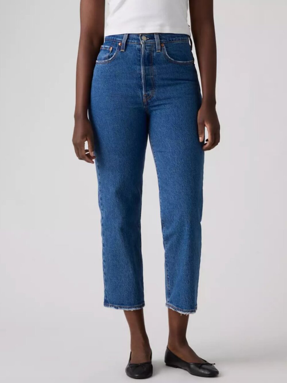 LEVIS- Ribcage Straight Ankle Jeans SIZE 27